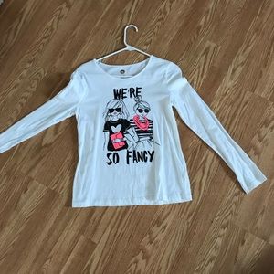 A white long sleeve shirt